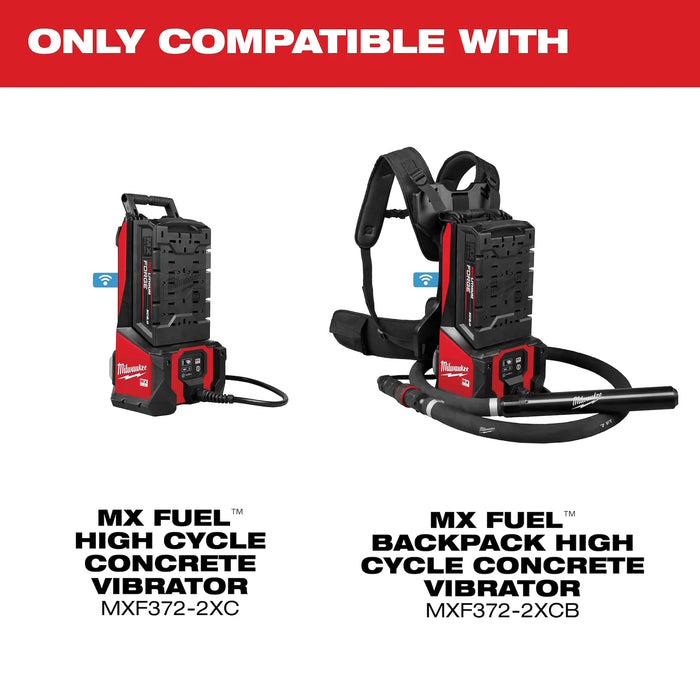 MX FUEL™ High Cycle Concrete Vibrator 32' Whip w/ 1.75" Head