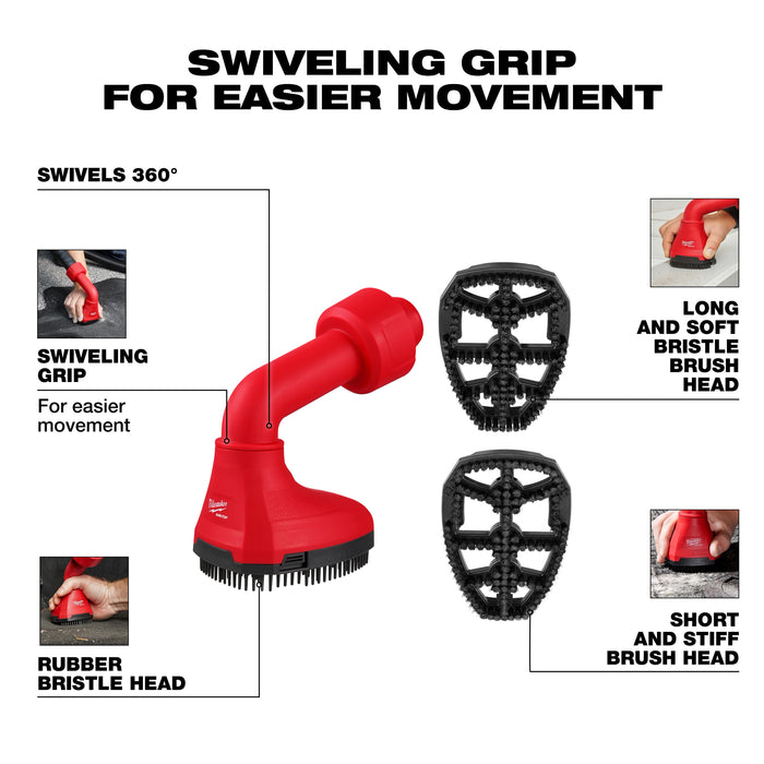 AIR-TIP™ Swiveling Palm Brush