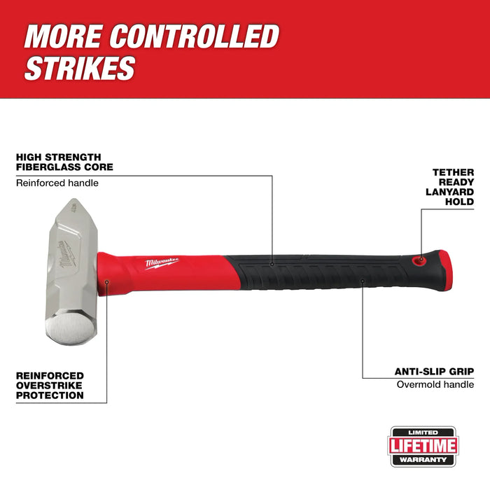 4lb Fiberglass Cross Peen Hammer