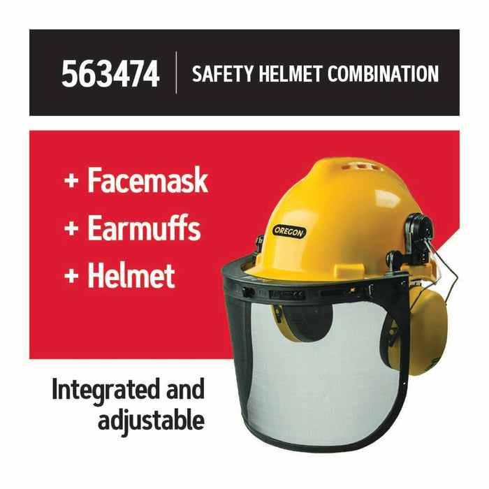Oregon® Chainsaw Safety Helmet Combination, Includes Helmet, Visor and Ear Protection
