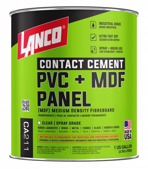 Lanco Contact Cement 1 Gal. Contact Adhesive for PVC and MDF Panel