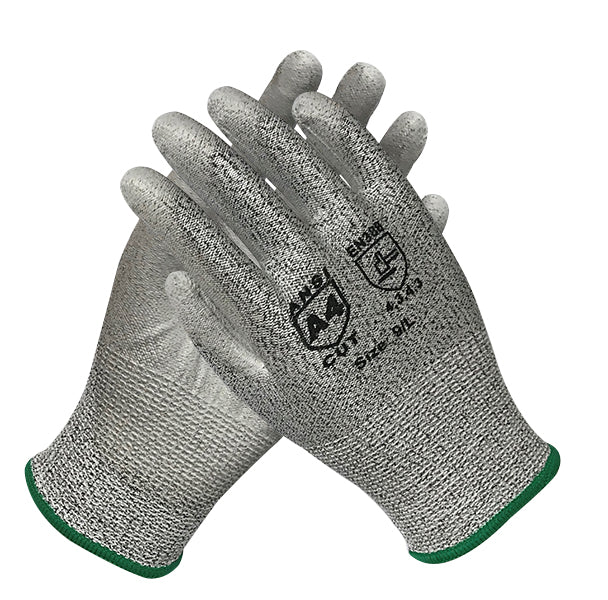 Blended Knit Glove with Polyurethane Palm Coating – Cut Level A4 2XLarge