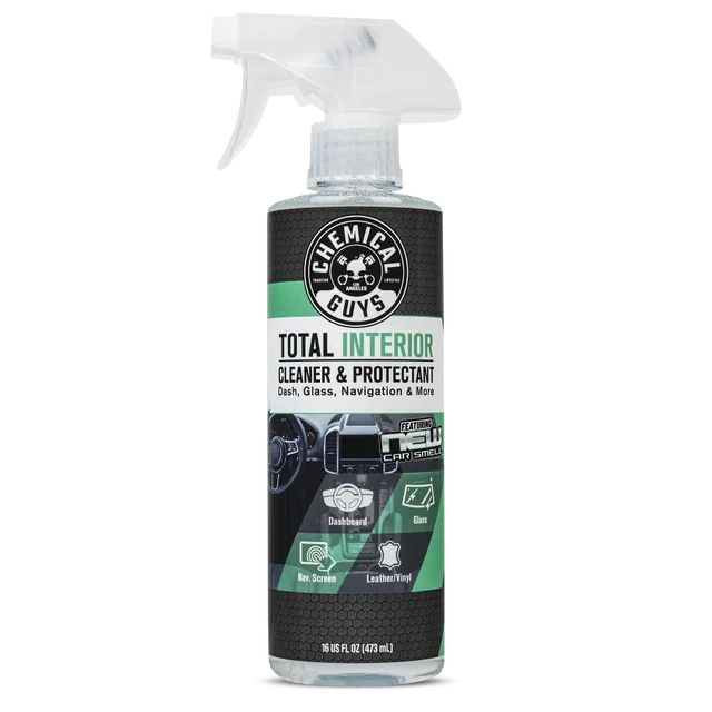 Total Interior Cleaner and Protectant, New Car Smell,