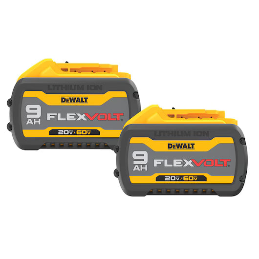 20V/60V MAX* FLEXVOLT® 9Ah Battery (2 PK)