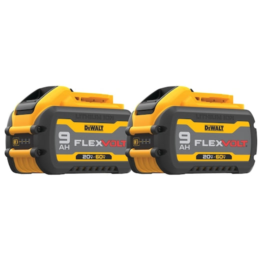 20V/60V MAX* FLEXVOLT® 9Ah Battery (2 PK)