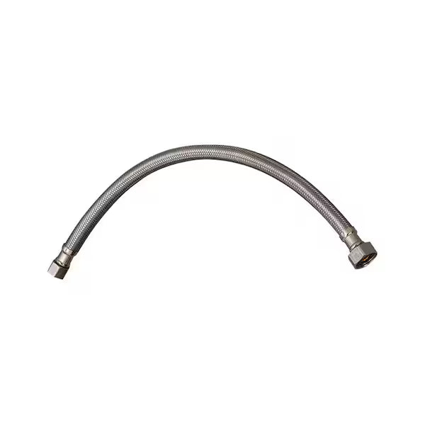 Plumb Pak 3/8 in. Compression X 1/2 in. D FIP 16 in. Stainless Steel Faucet Supply Line