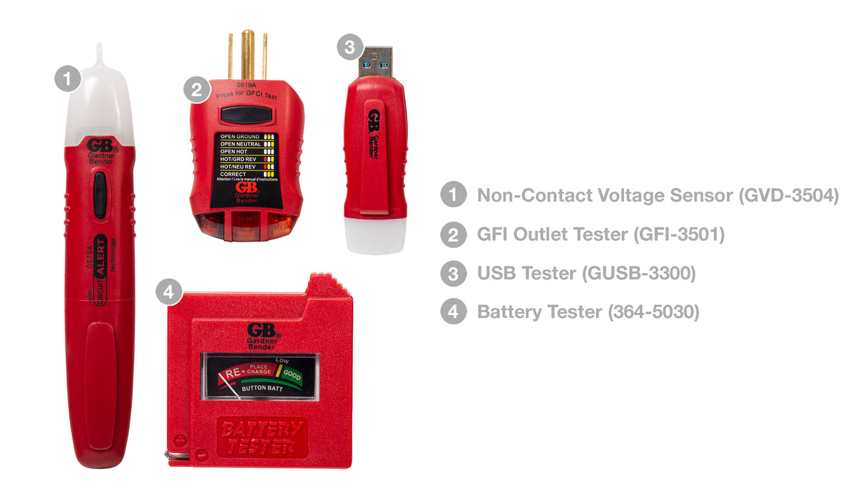 Gardner Bender Household Electrical Tester Kit