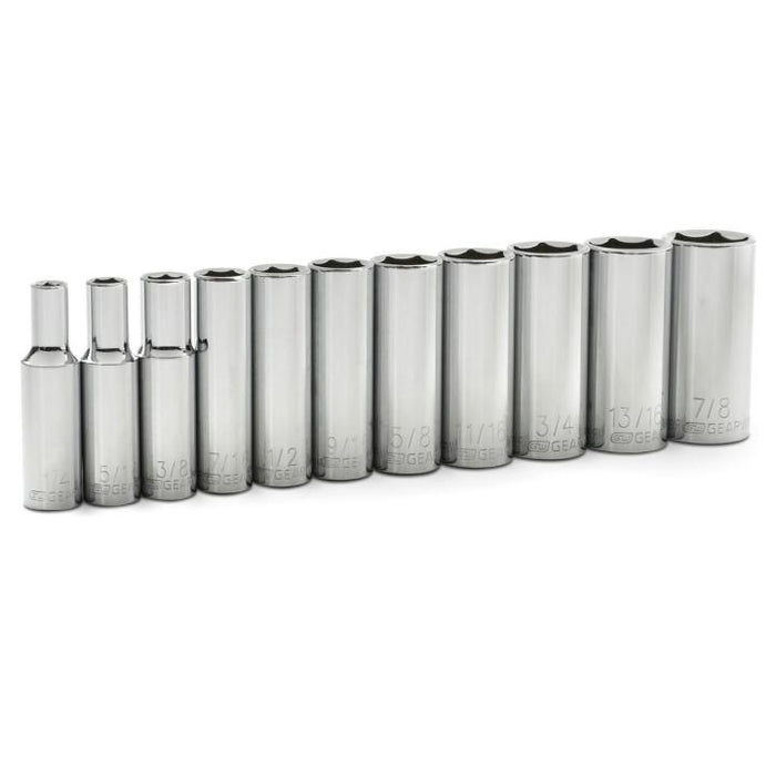 GearWrench 11 Piece 3/8" Drive 6 Point Deep SAE Socket Set