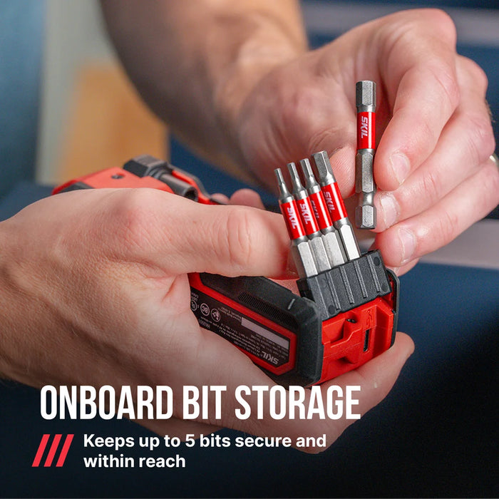 4V Rechargeable Hex key 11pcs bits Set & hand strap