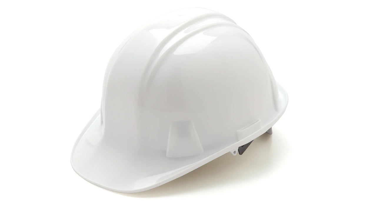 Pyramex® SL Series Cap Brim Hard Hat - 4 Point - Ratchet Suspension White