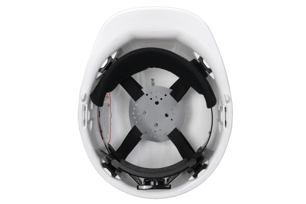 Pyramex® SL Series Cap Brim Hard Hat - 4 Point - Ratchet Suspension White