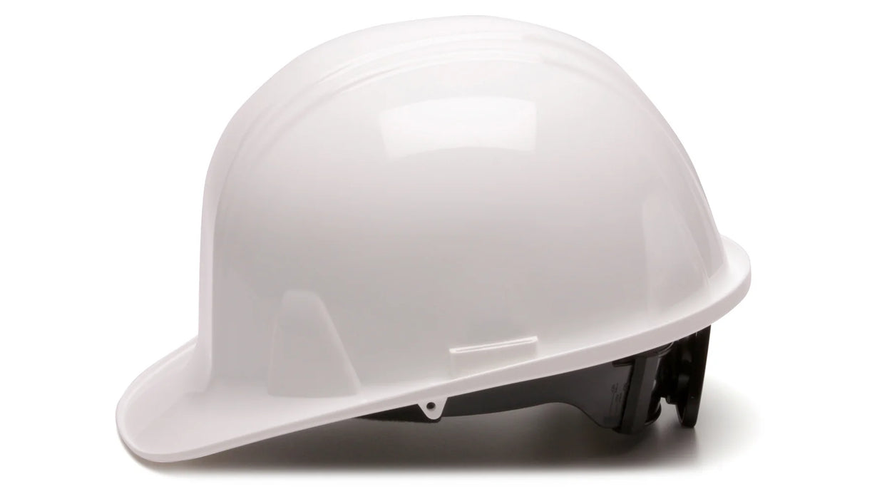 Pyramex® SL Series Cap Brim Hard Hat - 4 Point - Ratchet Suspension White