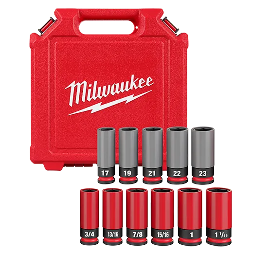 SHOCKWAVE Impact Duty™ 1/2 Drive SAE & Metric 11PC Lug Nut Wheel Socket Set