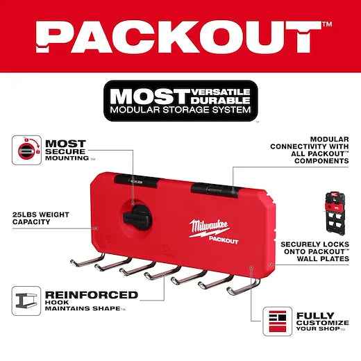 PACKOUT™ 7-Hook Rack