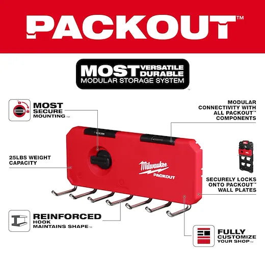 Pak Out Rack PACKOUT™ 7-Hook Rack — Quality Industrial Safety