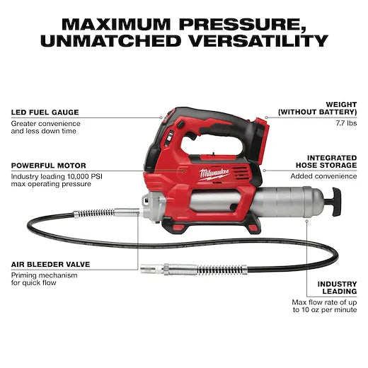 M18 FUEL™ 1/2" HTIW w/ Friction Ring & Grease Gun Combo Kit