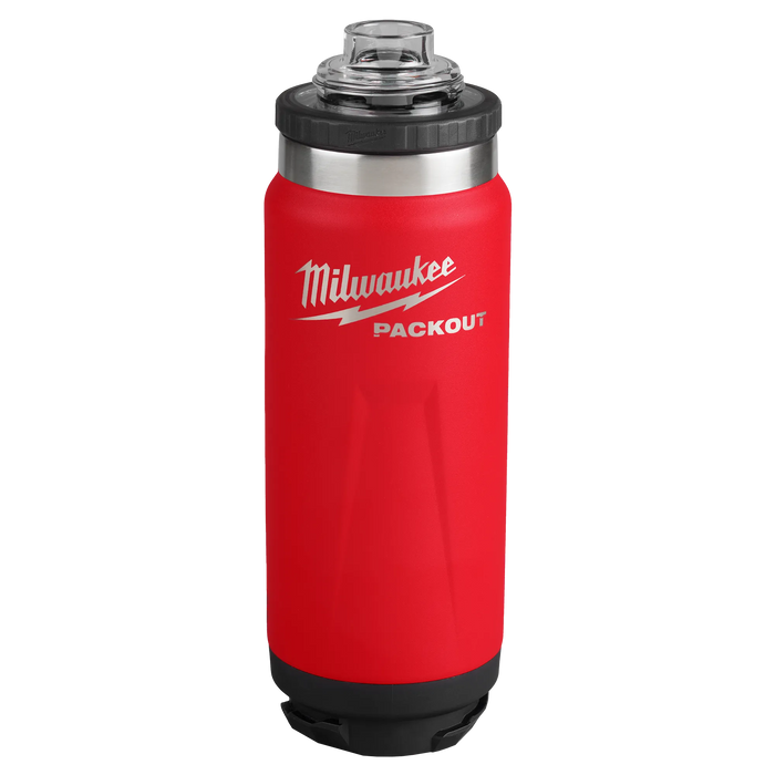 PACKOUT™ 24oz Insulated Bottle with Chug Lid (Red)