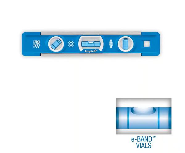 9" Magnetic Torpedo Level with e-BAND™ Vials