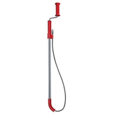 K-3 3' (1 m) Toilet Auger with Bulb Head