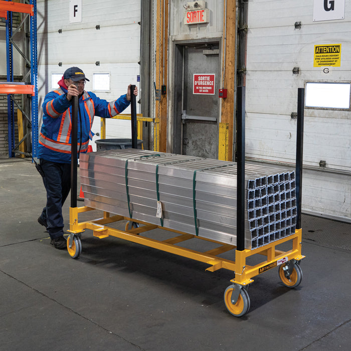 BuildMan Bar and Pipe Cart with Rack