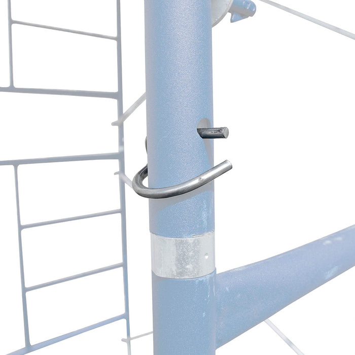 MetalTech 1.5 in. x 3 in. Steel Pig Tail Coupler Locking Pin, Stacking Equipment for Mason and Arch Scaffolding Frame Set