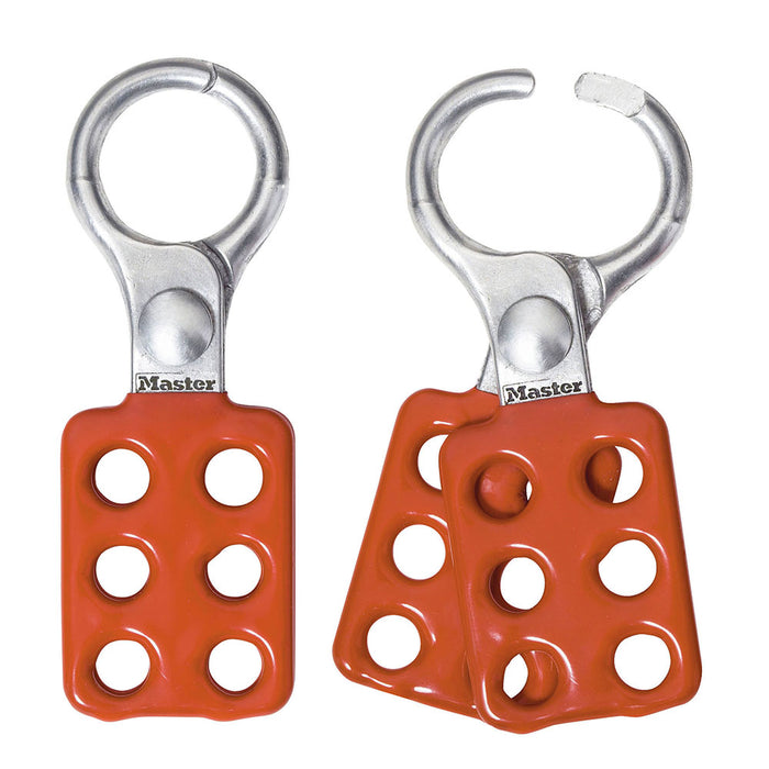 Master Lock Aluminum Lockout Hasp, 1in (25mm) Jaw Clearance
