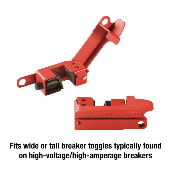 Master Lock Grip Tight™ Circuit Breaker Lockout, Tall and Wide Toggles