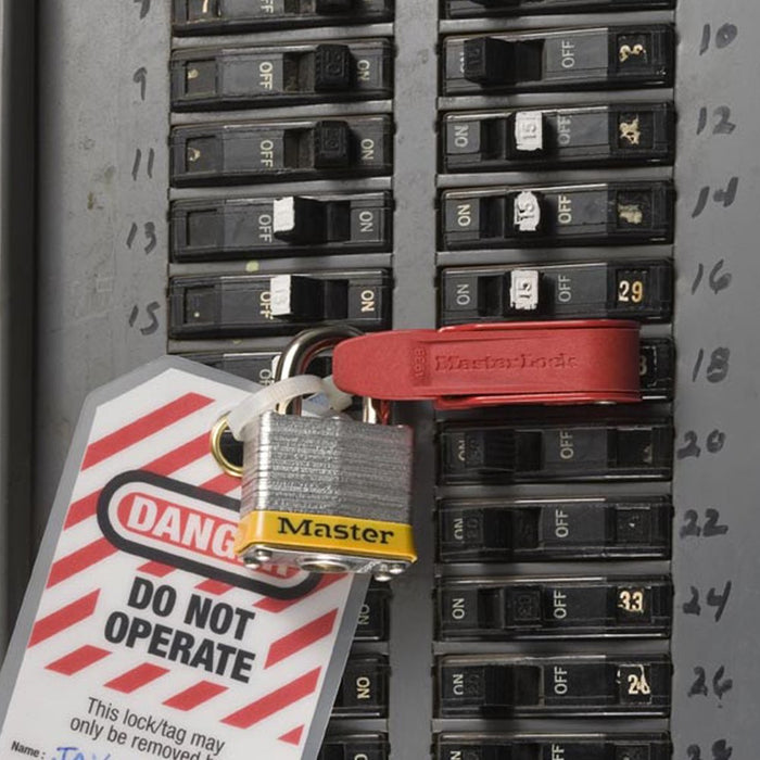 Master Lock Grip Tight™ Circuit Breaker Lockout, Standard Single and Double Toggles