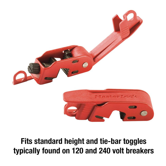 Master Lock Grip Tight™ Circuit Breaker Lockout, Standard Single and Double Toggles