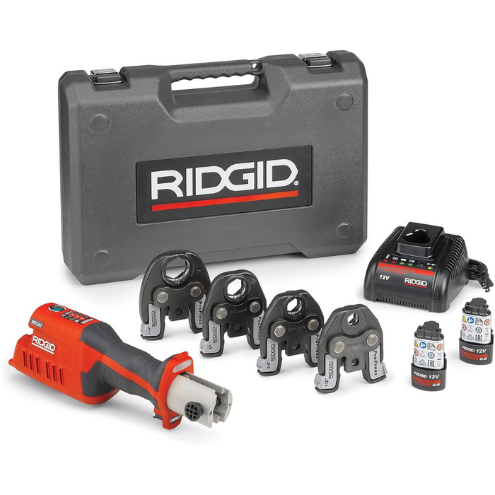 RIDGID RP 241 Battery Kit with ProPress Jaws (1/2” – 1-1/4”)