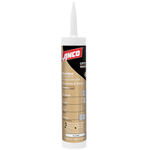 Lanco Maximus Clear Neutral Transparent Silicone 10.3 oz.