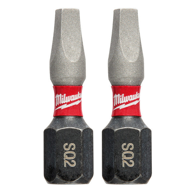 SHOCKWAVE™ Impact Square Recess #2 Insert Bits (2 PK)