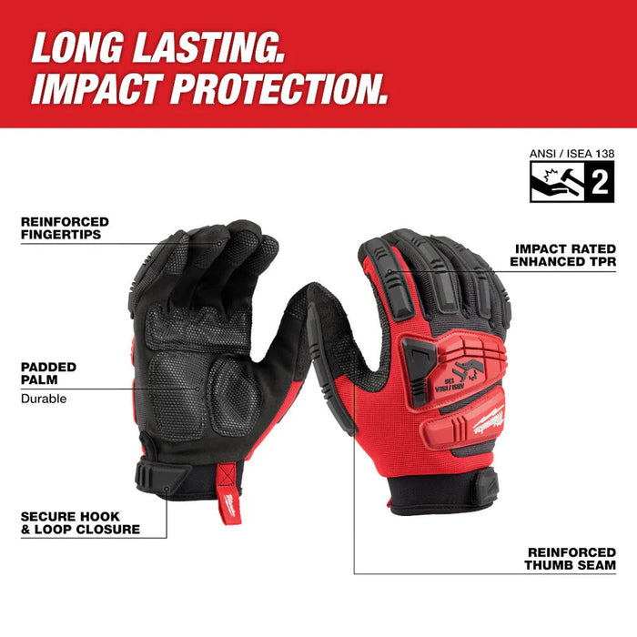 Large Impact Wrecking Work Glove