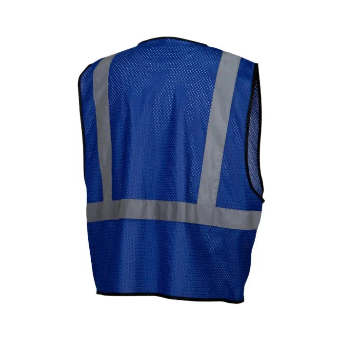 Pyramex® Lightweight Enhanced Visibility Mesh Safety Vest - Blue Small