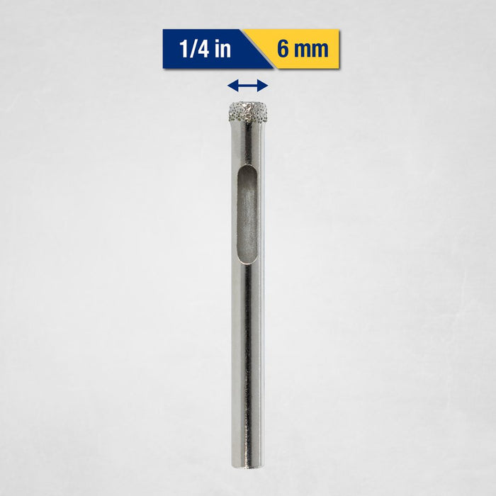 1/4" Diamond Drill Bit w/Drill Guide & Water Cooling System