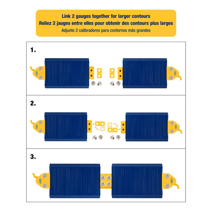 6 in. Locking Professional Profile and Contour Gauge