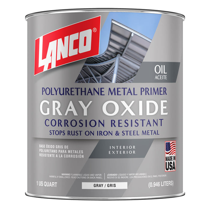 Lanco Oil-Gray Oxide Metal Interior/Exterior Primer 1qt