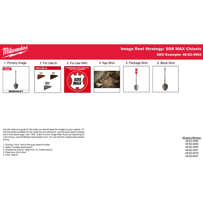 SDS-Max 1 in. x 12 in. Demolition Flat Chisel