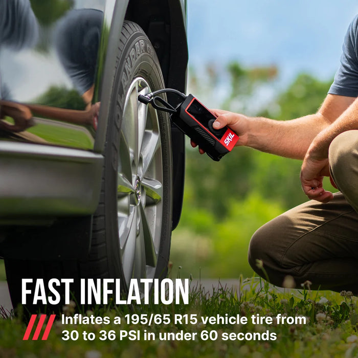 8V Integrated Compact Inflator with soft bag