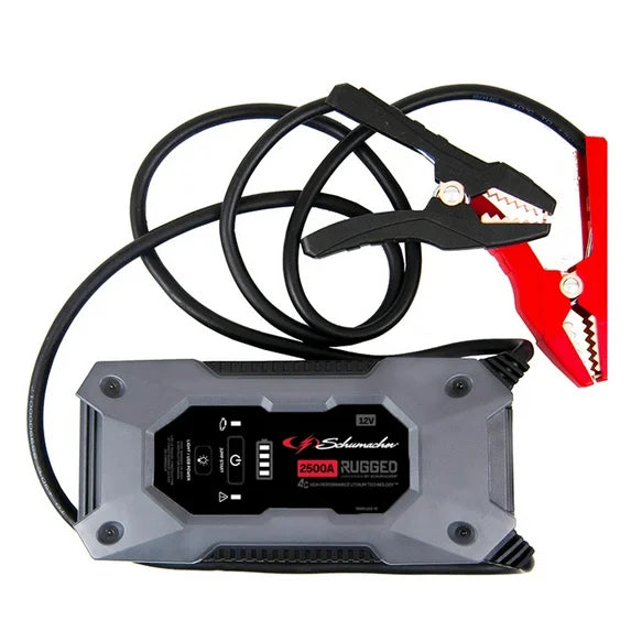 Schumacher SL1596 Portable Power Pack and Jump Starter, 12 V, 2500 A, Lithium-Ion Battery