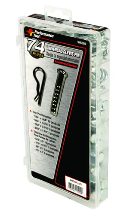 74 pc. Universal Clevis Pin Assortment