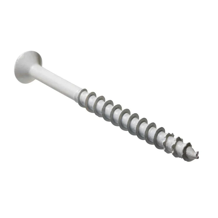 Titen Turbo™ — 3/16 in. x 2-1/4 in. Phillips Flat-Head Concrete and Masonry Screw, White (75-Qty)