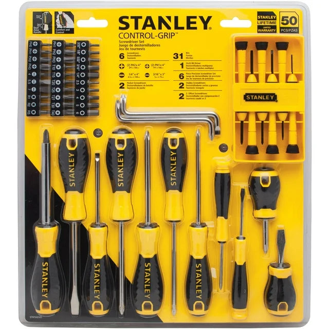 STANLEY Screwdriver Set, 50-Piece