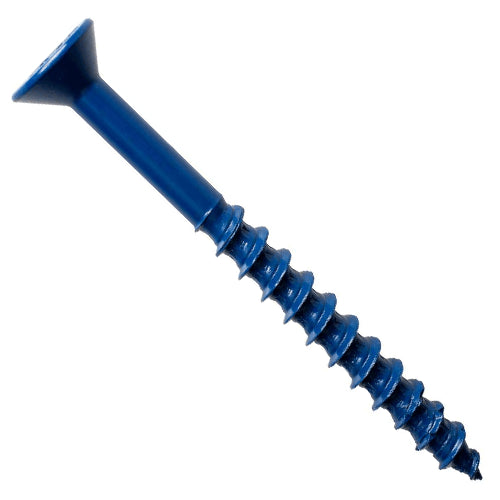 Titen Turbo™ — 3/16 in. x 2-3/4 in. Phillips Flat-Head Concrete and Masonry Screw, Blue (75-Qty)