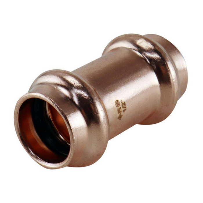 1/2 in. x 1/2 in. Copper Press x Press Pressure Repair Coupling with No Stop