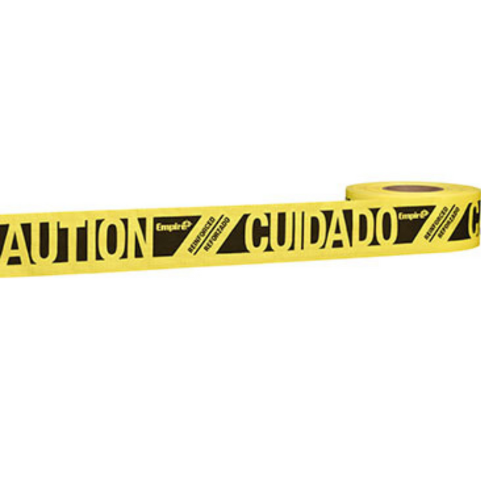 500' Reinforced Yellow Barricade Tape