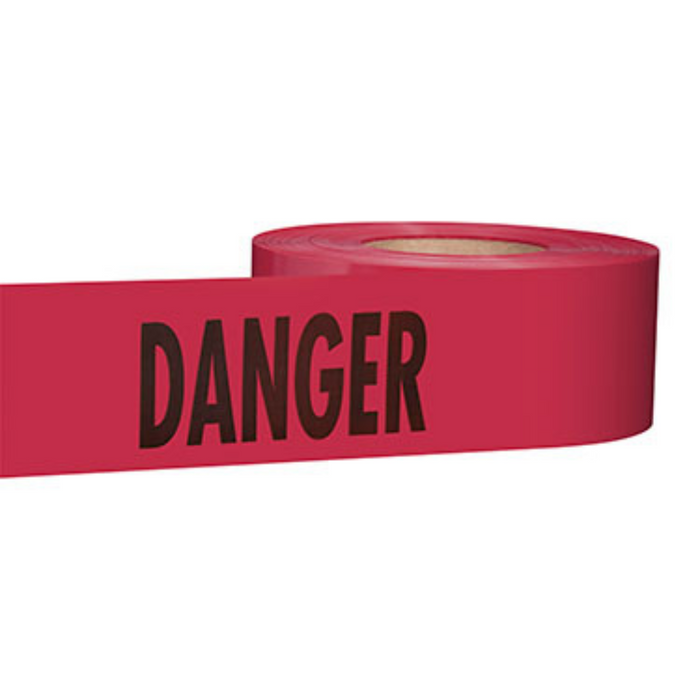 1000' Red Barricade Tape