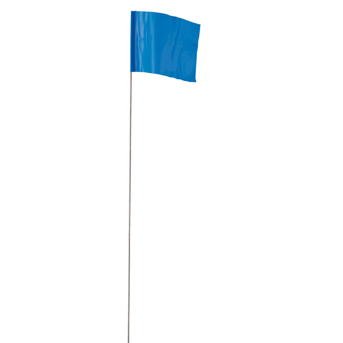 100Pk Blue Stake Flags