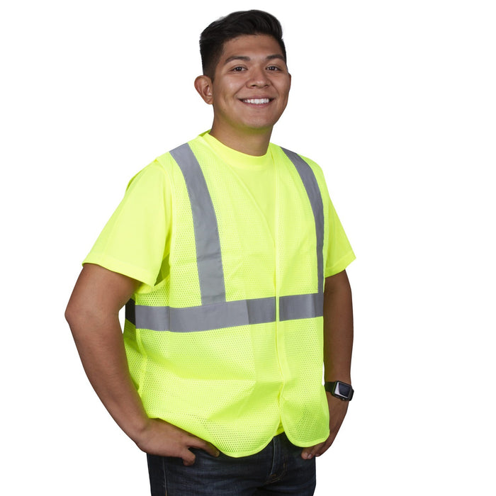 CLASS II LIME MESH SILVER TAPE