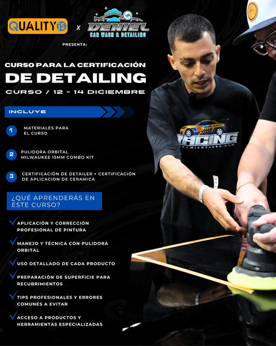 Curso de Detailing Profesional y Recubrimiento Cerámico